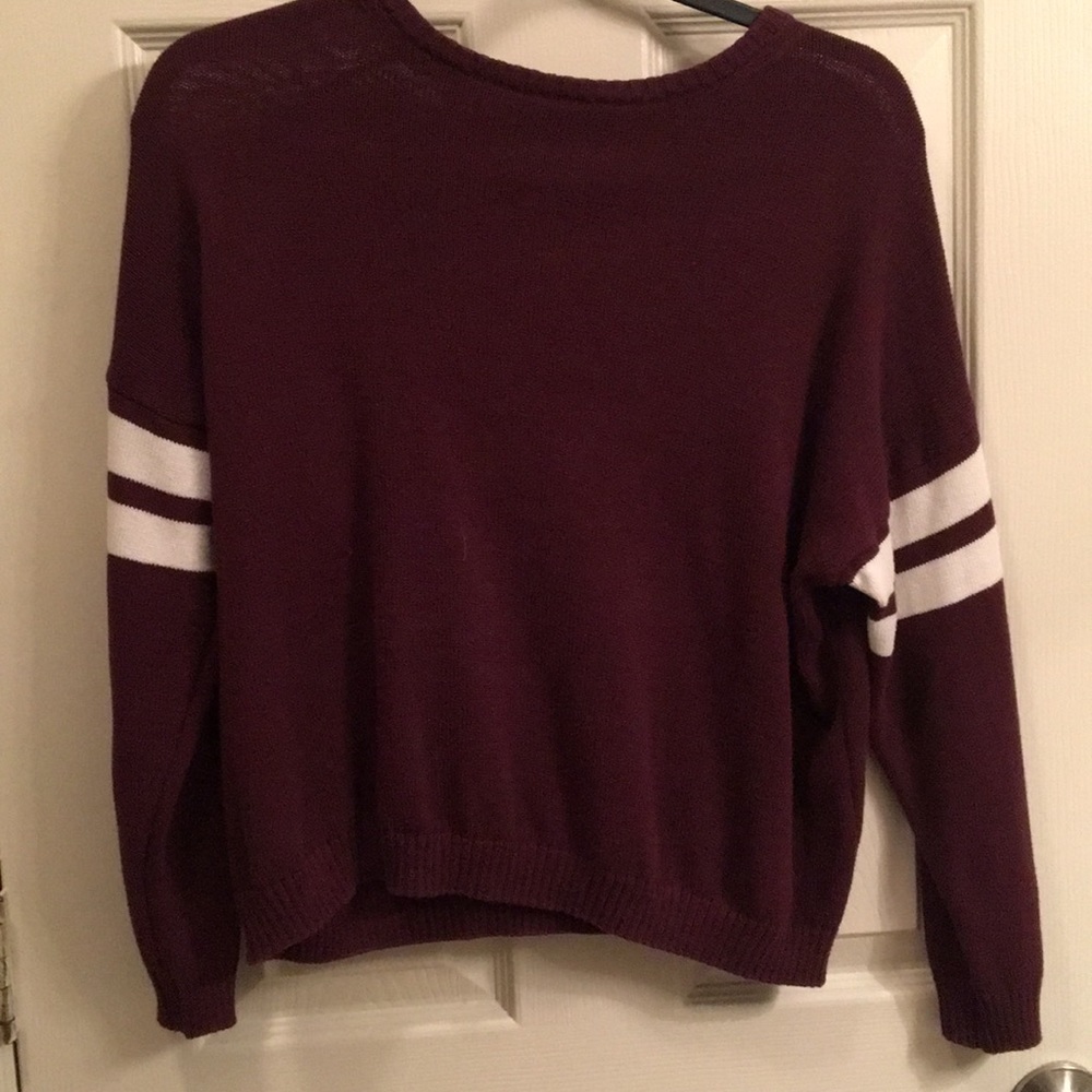 Brandy Melville maroon sweater